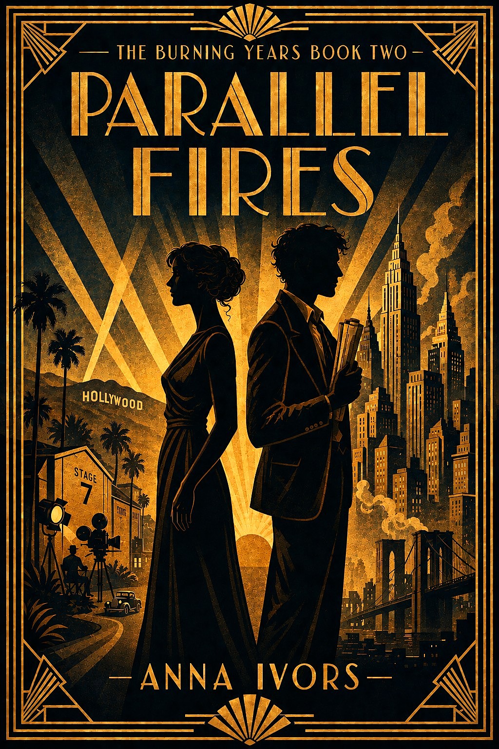 Cover of Parallel Fires by Anna Ivors — Book Two of The Burning Years